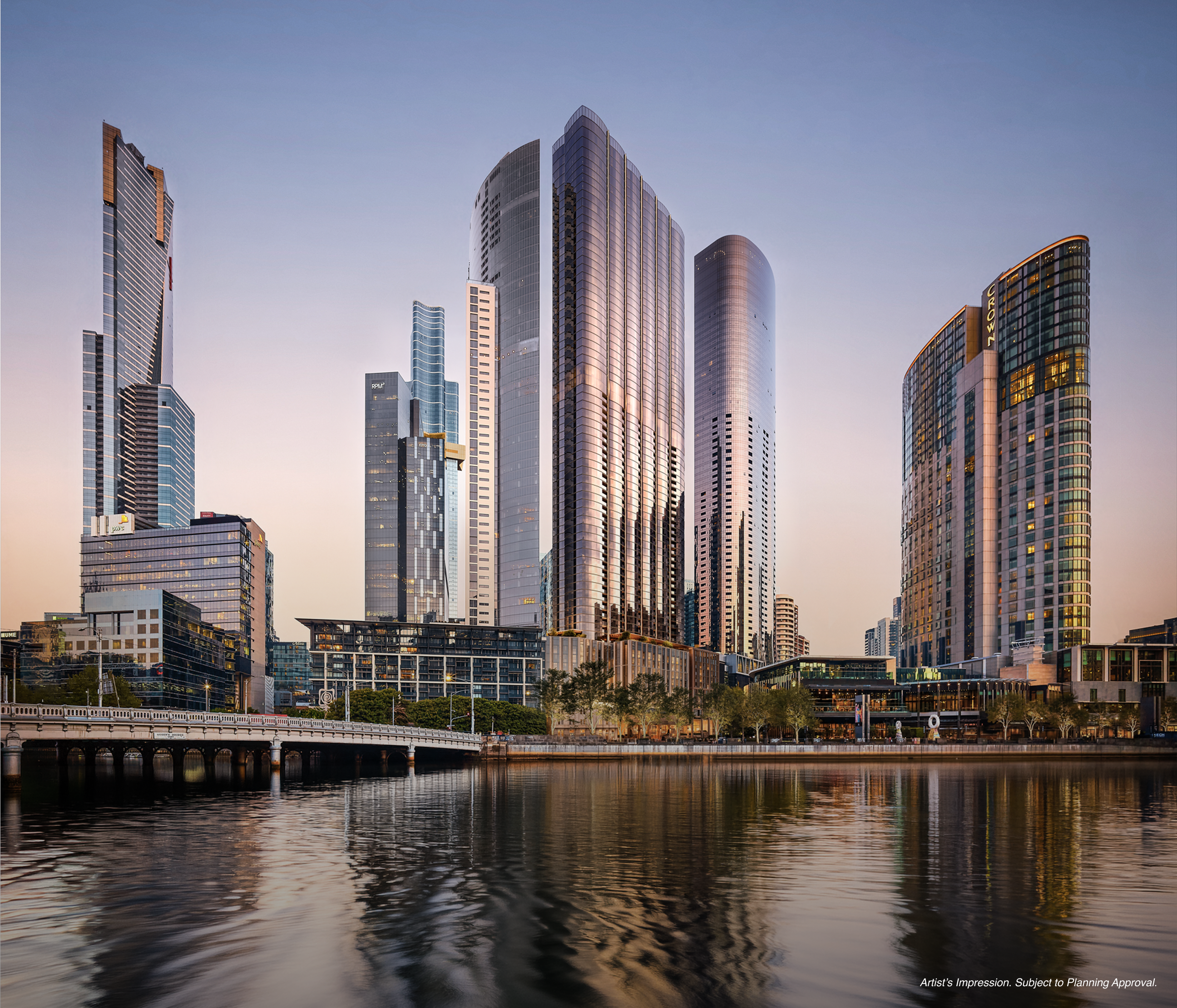 one queens bridge banner